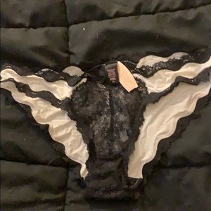 Victoria’s Secret satin and lace pantie